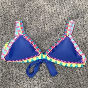 Crochet bikini top